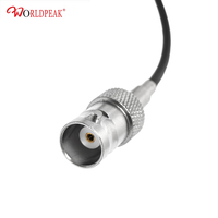 Câble Pigtail RF Personnalisé, Connecteur BNC Mâle Plaqué Argent vers Connecteur BNC Femelle Droit avec Câble Coaxial RG174