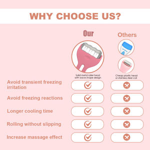 Venta al por mayor de enfriamiento masajeador hielo cara piel rodillo uso doméstico 2024 nuevo producto de cuidado de belleza - Product Image 6