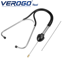 Stéthoscope Cylindrique Professionnel VEROGO, Outil de Détection du Bruit du Moteur Automobile, Instrument de Diagnostic Mécanique pour la Réparation Automobile