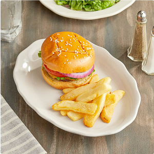 Juego de Platos de Cerámica Color Marfil de Diferentes Tamaños, Plato Ovalado de Lujo de Alta Calidad con Forma de Concha, Platos <span class=keywords><strong>para</strong></span> Cena con Múltiples Usos - Product Image 5