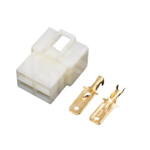 אופנוע 6.3 מ "מ/רכב חשמלי חוט מחבר זכר/תקעים 2p 3 4 זכר/נקבה מחבר תקע - Product Image 2