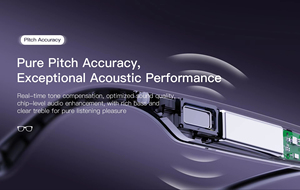 M02 AI Glasses with <b>Camera</b> HD 4K Video Shooting <b>Bluetooth</b> Voice Call Smart Eyewear for Vlog - Product Image 5