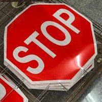 Panneaux de signalisation routière personnalisés réfléchissants en aluminium pour la sécurité routière, panneaux d'avertissement de prudence, panneaux Stop, signalisation Stop