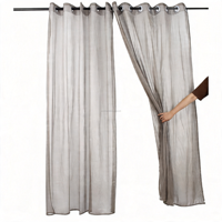 Rideau anti-ondes électromagnétiques à haute protection pour la maison et le bureau, tissu conducteur en fibre d'argent, application pour fenêtre, 144x213cm