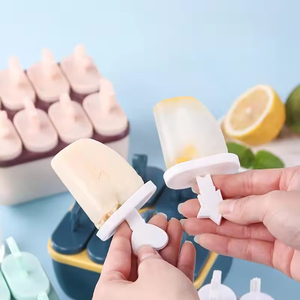 Kem Khuôn Cho Hộ Gia Đình Sử Dụng Làm Popsicles Ice Cream Cubes Tự Chế Trẻ Em Cấp Thực Phẩm Hộp Nước Đá Khuôn - Product Image 3