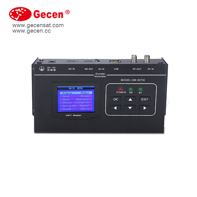 Gecen HD to RF/USB Input Output to DVB-T COFDM Encoder Rf Modulator H.264
