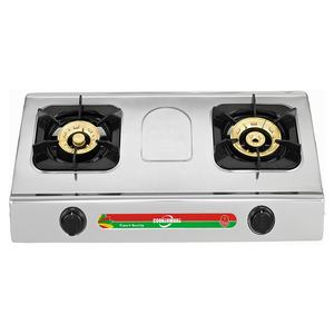 Cocina de mesa portátil de 2 quemadores de acero inoxidable de alta eficiencia con <span class=keywords><strong>estufa</strong></span> de gas de control de llama fuerte - Product Image 3