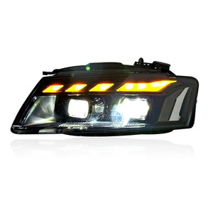 Faros delanteros de proyección de alta luminosidad con aspecto RS5, luces LED dinámicas DRL, piezas de mejora exterior para Audi A5 2008 a <span class=keywords><strong>2011</strong></span> - Product Image 5