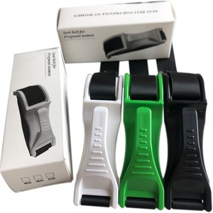 Ajustador de cinturón de seguridad para mujeres embarazadas, tipo clip, transpirable, para uso lateral en vehículos - Product Image 2