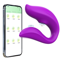 APP Wearable Strong Sucking Vibrator Frauen Klitoris Sexspielzeug G-Punkt Stimulation U-Form Vibratoren