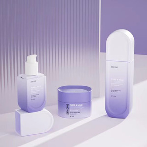 Độc Đáo Matte Vuông Chăm Sóc Da Thủy Tinh Mặt Kem Jar 30Ml 50Ml 100Ml Huyết Thanh Lotion Bơm Chai Set Cho Chăm Sóc Da Bao Bì - Product Image 5