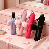 Flacon de parfum miniature de qualité 5 ml, vide, rechargeable, avec vaporisateur et porte-clés, en vente