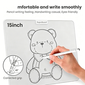 Tableau blanc magnétique sans encre à microcapsules, taille 15 pouces, sans poussière, réutilisable, certifié CE ROHS EN71 CPC - Product Image 6