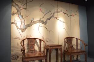 现代几何刺绣聚氯乙烯墙板可定制防火家居装饰卧室电视背景防潮家居 - Product Image 2