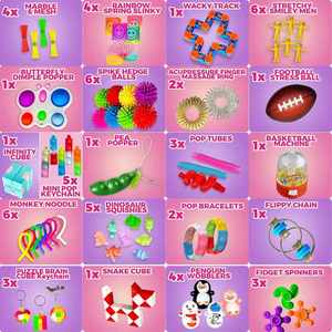 JYTZ0104 Tout-en-un personnalisé Fidget Toy Packet Excellent service Nouveauté Gag Toys Stress Relief Set Plastic Silicone Foam - Product Image 3