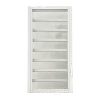 100% Fabricante sellado Ventanas con persianas Marco de aluminio Persiana de vidrio ajustable Ventanas Persiana de aluminio Ventana de persiana