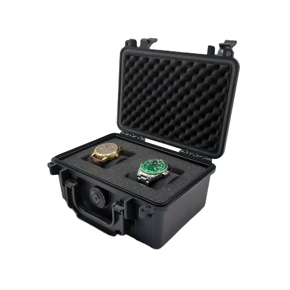 Hot Sale Portable Waterproof custom packaging carry Tool Safe Storage Box watch cases plastic tool case