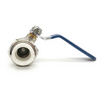 Vanne à boisseau sphérique en laiton XingFu sur mesure (modèle DN20, port de 1/2 pouce) haute pression 200 psi, raccord mâle PPR manuel pour l'eau