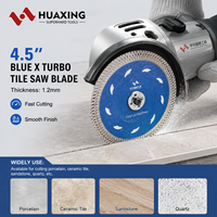 Disque de coupe fin et droit Lancet Matrix X-Wave Turbo 4,5 pouces 4 pouces pour la réparation et le nivellement de carreaux de maçonnerie DIY