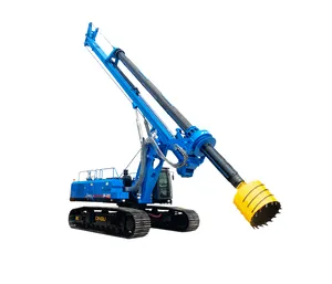 5-50m Portable Pile Driver Machine Rotary Drilling Rig Can Reach 60 Meter