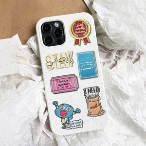 In Stock <span class=keywords><strong>di</strong></span> lettere arabe Logo adesivi In metallo per telefono con emblema decalcomanie motivo artistico islamico ornamenti accessori Souvenir del Medio Oriente - Product Image 3