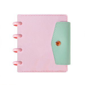 Carpeta Opaca PinGlory de Cuero PU de Alta Calidad, 3.5'', Mini, para 20 Tarjetas, Documentos, Discos, Impresión UV - Product Image 1