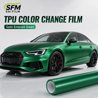 Película de Vinilo para Envoltura de Autos de TPU Premium que Cambia de Color, Alto Brillo, Autoregenerable, Protección de Pintura, Color Personalizado, 7.5mil, Lujo