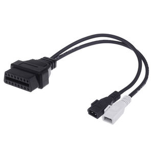 <span class=keywords><strong>Audi</strong></span> <span class=keywords><strong>VW</strong></span> Seat Skoda 2X2 2-pins naar 16-pins adapterkabel voor motorfoutdiagnose - Product Image 4