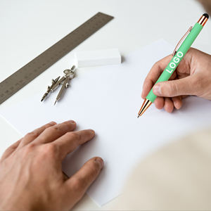 Bolígrafos Escolares 2 en 1 con Pantalla Táctil, de Metal y Goma Suave, con Logotipo Personalizado para Teléfonos Móviles Promocionales - Product Image 4