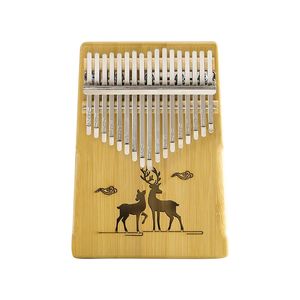 Nouveau kalimba à 17 touches, piano à pouce facile à jouer, instrument de musique portable - Product Image 1