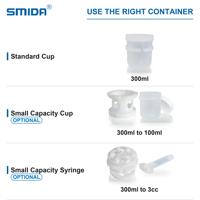 Planetenförmiger Zentrifugal-Stahl-Vakuummischer 300g Doppelbecher Entgasung für Laborchemikalien SMIDA TMV-310TT CE-Zertifiziert 60+ Patente