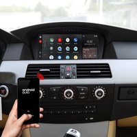 Route Linux 8.9 ''1920*720 lecteur multimédia de voiture DSP CarPlay système de navigation GPS pour BMW série 5 E60 2005-2010 voitures CIC CCC