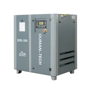 Üretilen DFB-30A kemer yağsız vida hava kompresörü De Industrial endüstriyel kompresörler sıcak satış