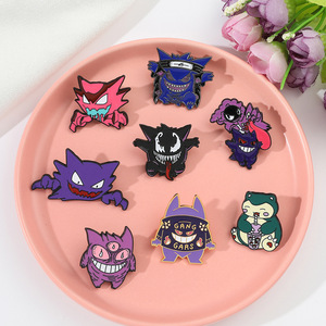 Al por mayor: Pines de dibujos animados bonitos de <span class=keywords><strong>Pikachu</strong></span>, Charmander, Gengar, insignias de metal, pines de anime esmaltados para solapa, bolso y sombrero, accesorios - Product Image 5