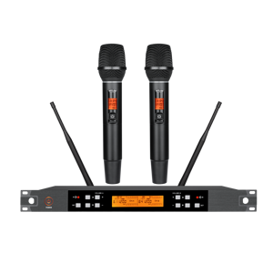 ไมโครโฟนไร้สาย OEM EIF HP-1000 แบบ 2 ช่องสัญญาณ น้ำหนักเบา ใช้ได้ทั้งแบบมือถือและแบบคาดศีรษะ พร้อมอินเทอร์เฟซ XLR ลดเสียงรบกวน สำหรับร้องคาราโอเกะ - Product Image 1