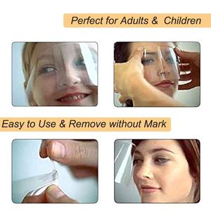 Protectores Faciales Desechables Transparentes para Salón de Belleza, Peluquerí<span class=keywords><strong>a</strong></span>, Corte de Cabello, <span class=keywords><strong>Cejas</strong></span>, Pestañas y Ojos, Visera Protectora para Ducha - Product Image 6