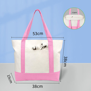 Wholesale Economical Cotton <b>Tote</b> Bags Custom Printed Logo Exhibition Promotional Gift Bag Eco Friendly Shopping Bag - Product Image 6