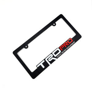 Soporte de Matrícula Decorativo Creativo Personalizado con Marco de Protección de Metal - Product Image 1