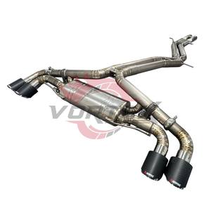 Système d'échappement Catback Vortex pour Cayenne 3.0T Performance Acier inoxydable 304 Poli miroir Épaisseur 1,5 mm Tuyau d'échappement - Product Image 4