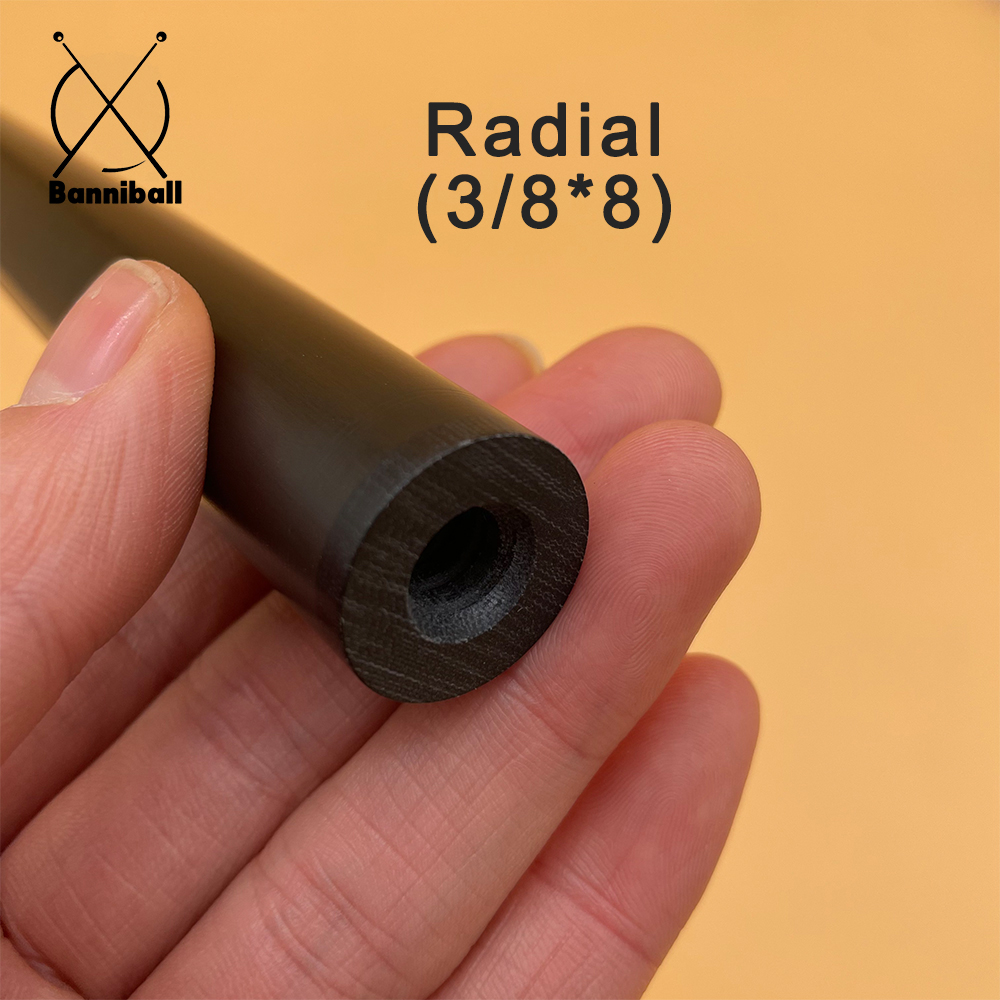Radiale-3/8*8 - Collare nero
