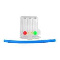 Espirómetro de incentivo para ejercicio de respiración para reentrenar los pulmones, entrenamiento de respiración respiratoria
