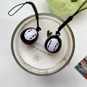 2026 Coolter Spirited Away No Face Chime Bell Llavero, Colgante de Cerámica y Adorno para Bolso, Accesorios de Cosplay - Product Image 1