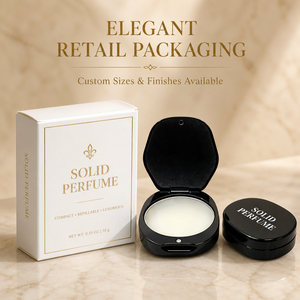 Solid Perfume OEM Manufacturer Custom Fragrance Flip <b>Top</b> Case Private Label Solid Perfume Cream Custom Logo Packaging - Product Image 5