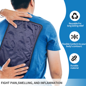Biểu tượng tùy chỉnh mềm mại và linh hoạt Hot lạnh <span class=keywords><strong>Ice</strong></span> gel gói cho chấn thương - Product Image 3