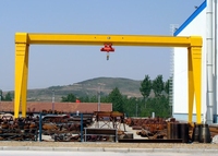Grue portique extérieure 3 tonnes MH avec boîte de vitesses et roulement |   Équipé de palans à moteur spéciaux de Nanjing et de télécommande