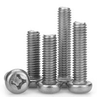 Baut Kepala Tombol Heksagonal dengan Lubang Silang, Anodized, dari Paduan Titanium M1.6 M2 M2.5 M3 Gr2 Gr5 TA2 TC4 BT16 TC16 VT16, DIN7985 ISO7380
