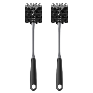MR.<span class=keywords><strong>SIGA</strong></span> Paquete de 2 cepillos para botellas con mango largo Exfoliante de limpieza flexible para botellas de agua Cristalería Tazas-Negro - Product Image 4