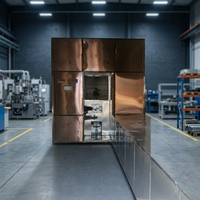 Four crématoire humain certifié ISO 14001, 220V 50Hz, conforme aux normes européennes d'émission, pour crémation de corps humains en extérieur (ferme)