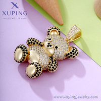Xuping vente en gros de pendentif ours en diamant doré pendentif de mode pour femmes bijoux bijoux pendentif