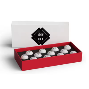 Custom Logo Golf Ball Gift Sleeve Box Empty <b>Paper</b> Packaging Box for Premium Golf Balls - Product Image 2